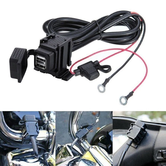 Healtech Thunderbox Motorcycle HEALTECH Thunder Box Hub Versorgungsstrom Universal Motorroller 12V 2 Thunder Box Power Hub