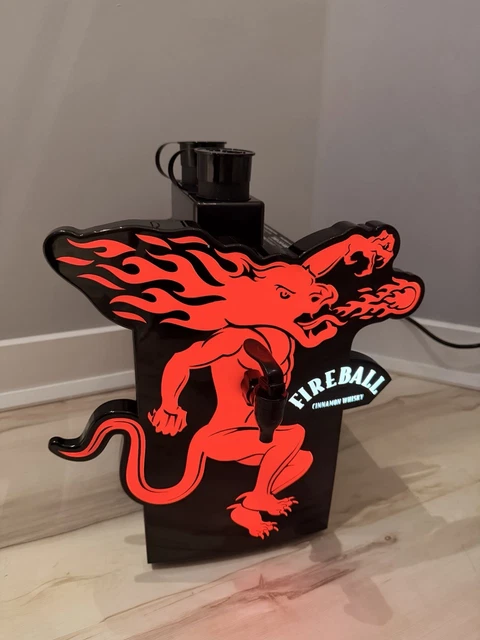 FIREBALL WHISKEY 2 Bottle Quick Pour Electric Cooler Grab and Pour Chiller