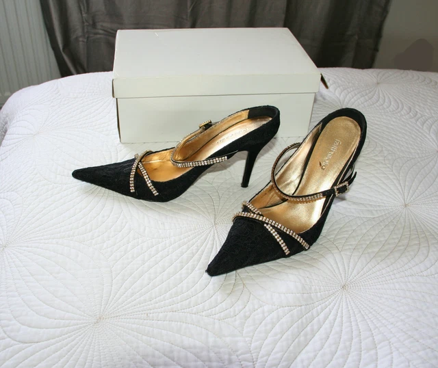 FAITH SOLO LADIES Sexy Special Occasion Statement Shoes Heels Sz