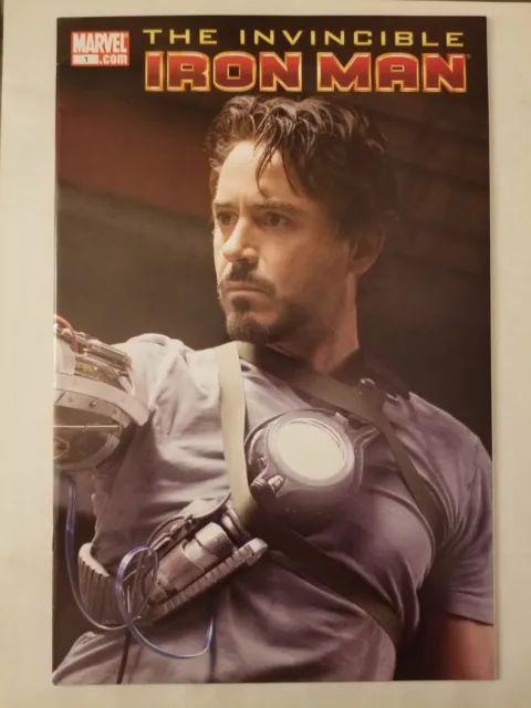 Invincible Iron Man #1 Robert Downey Jr. Movie Photo Variant (Marvel)