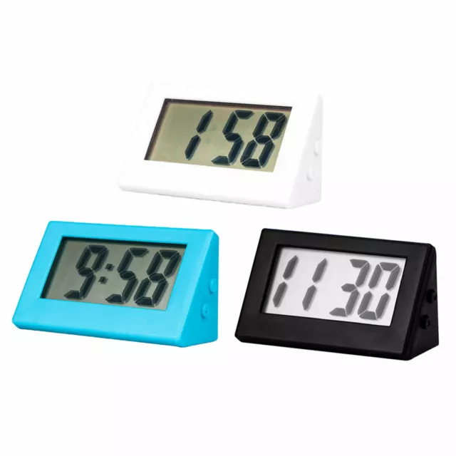 Table Clock Portable Arabic Number Easy Read Mute Mode for Various Occasions