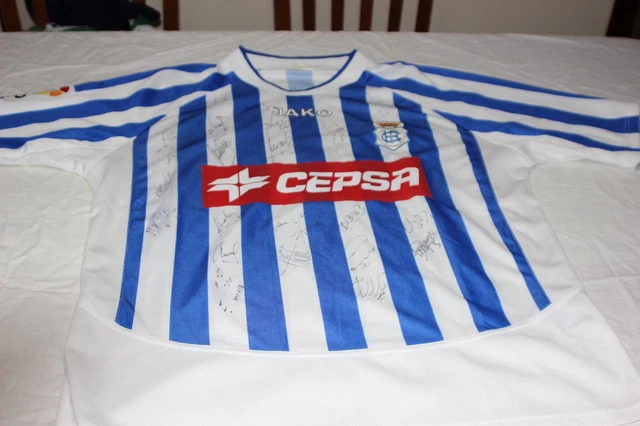 Maillot Officiel Recreativo Huelva Saison 2001-2002 – Kelme Taille L – N°15 Ignacio (état Très Bon)