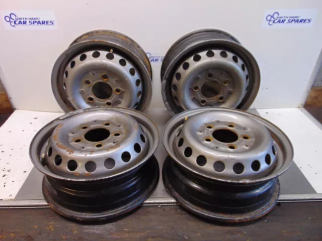 Mercedes Sprinter Steel wheels set of 4 W903 VW LT 01-06 15" 5x130 9014000202