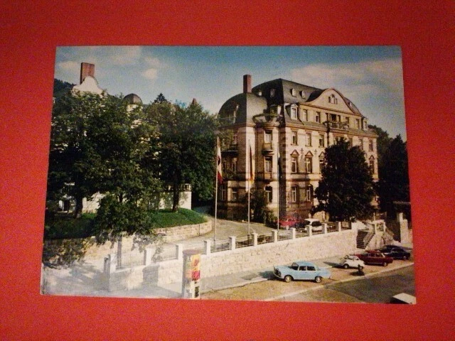 AK. Bad Kissingen Rudolf-Wissell-Sanatorium Schöning Farbkarte Gelaufen.