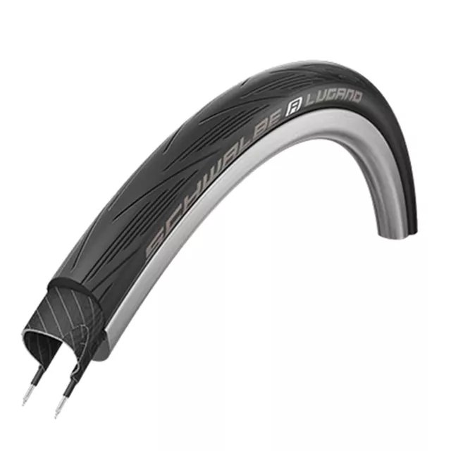 Pneu route 700x25  Schwalbe lugano endurance tt noir tr  (25-622)