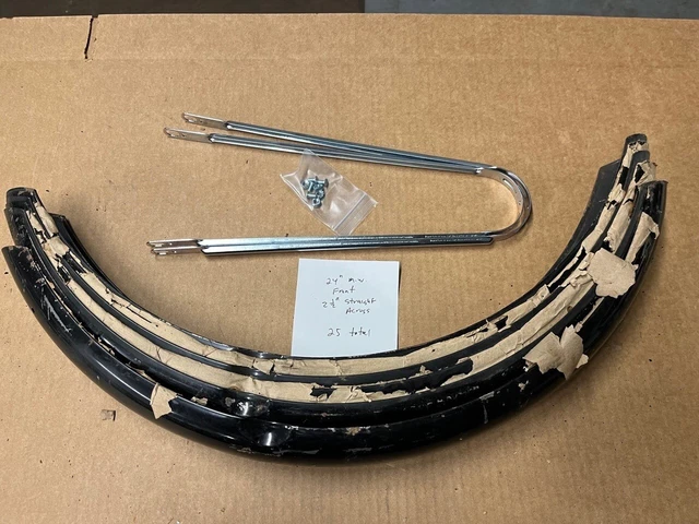 Vintage McCauley 24" Middleweight Front Fender Schwinn Monark Higgins & NOS