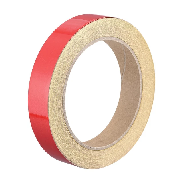 Reflektierendes Klebeband 20 mm x 25 m wasserdichtes Warnband im Freien rot