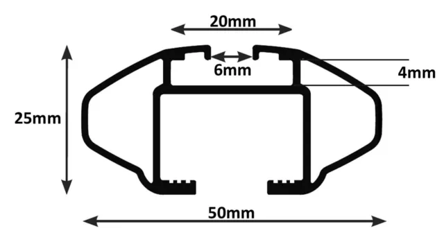 Alu Relingträger VDP CRV107A für für Audi Sportback 8P 5Tür 04-13 2