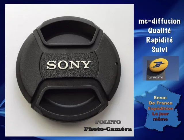 Bouchon d'objectif 62 mm, Cache Couvre objectif Pour SONY