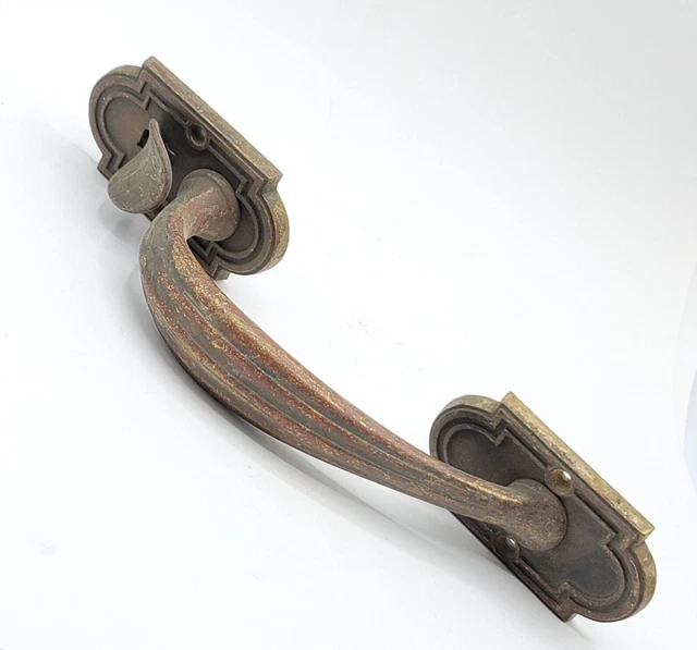 Vintage Ornate Thumb Latch Front Door Pull Handle  Door Knob Salvage Reclaimed