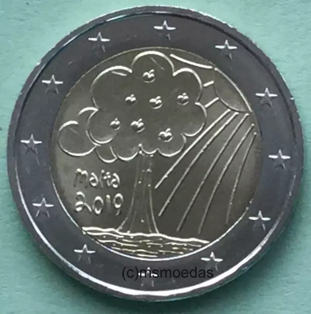 Malta 2 Euro 2019 Natur & Umwelt Gedenkmünze Euromünze commemorative coin