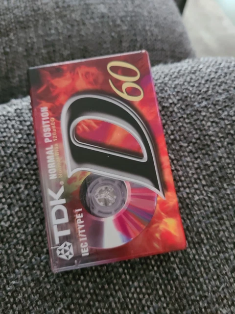 Tdk D-60 Cinta de Cassette IEC/TYPE1