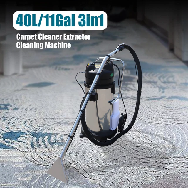 40L Commercial Carpet Cleaning Machine 3in1 Cleaner Extractor Pro Vacuum Cleaner