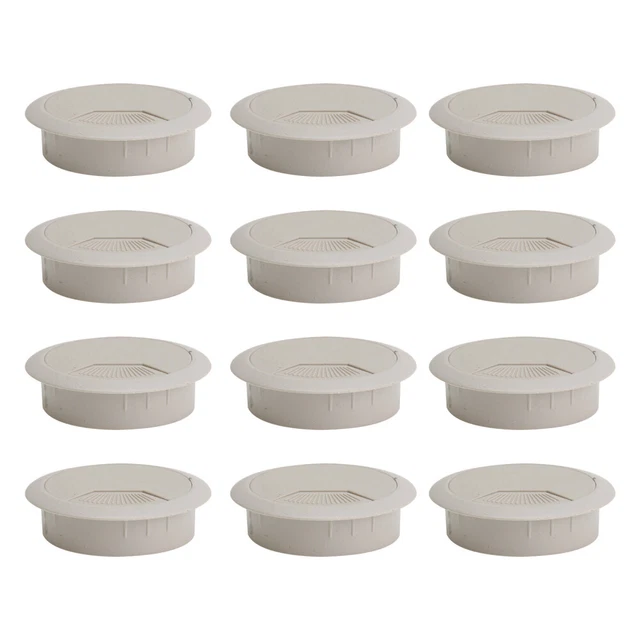 10 Pcs Cable Furniture Hole Round Grommet Wire Box Office