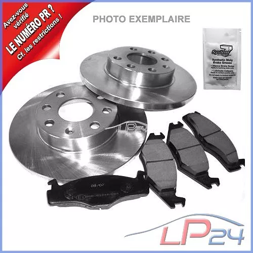 Kit Disques Pleins Ø239 + Plaquettes De Frein Avant Pour Vw Polo 86C 6K