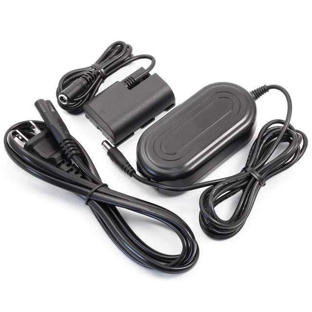 AC Adapter & DC Coupler for Canon ACKE6 ACK-E6 EOS 7D camera 60D AC-E6 8.1V 2A