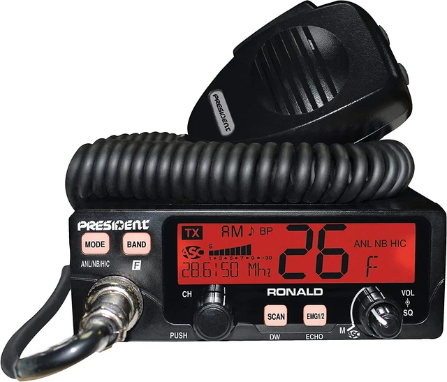 President Compact 10 Meter CB Radio President Compact 10 Meter CB Radio