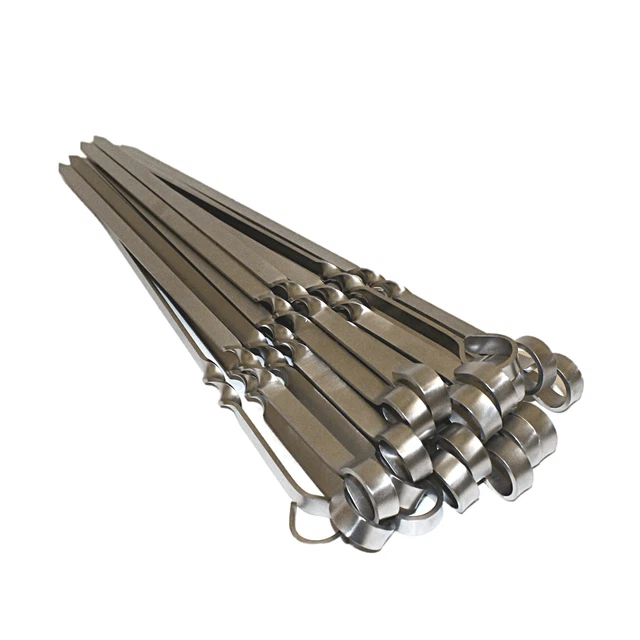 EDELSTAHL SCHASCHLIKSPIESSE &amp;ELEGANT&amp; 3mm Adana Spieße V2A ...