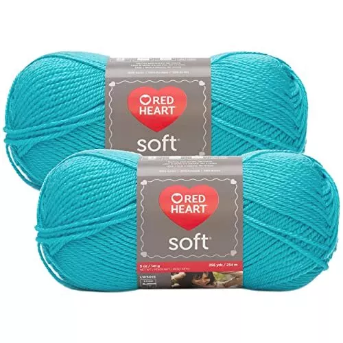 Red Heart Super Saver Yarn 4-Pack of 5oz Skeins Parrot Stripe