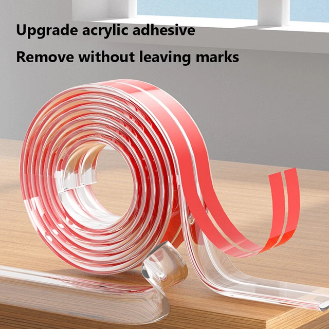 Transparent Furniture Guard Home Baby Anti-collision Protection Strip (10MM*1M)