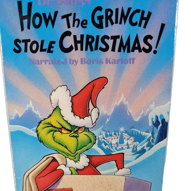 DR. SEUSS' HOW The Grinch Stole Christmas, 1966 (VHS,1994) Original - Dr Seuss How The Grinch Stole Christmas 1966 Streaming
