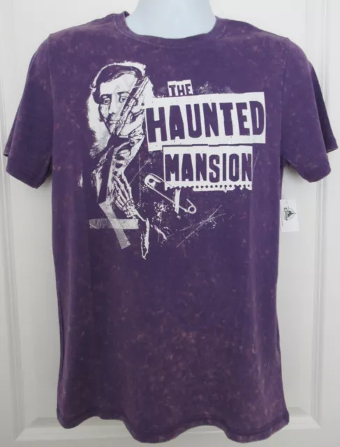 Disney The Haunted Mansion T-Shirt Purple Adult Size Small NWT