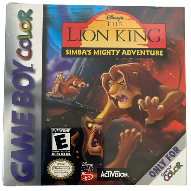 DISNEY'S LION KING: Simba's Mighty Adventure Nintendo Game Boy Color ...