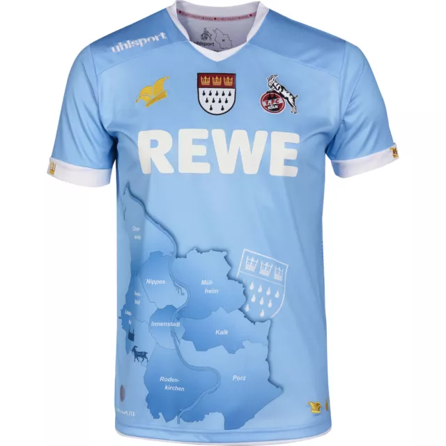 uhlsport 1.FC Köln Torwart Fastelovend Karnevalstrikot 2019/2020 blau