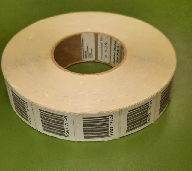 2000 Checkpoint Systems 8.2MHZ RF Barcode Labels 410 Series Deactivatable