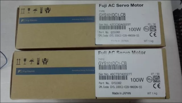 One Fuji GYS101DC1-CB GYS101DC1CB Servo Motor New In Box Expedited Shipping