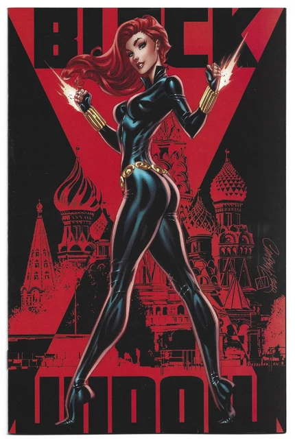 Black Widow #1 1:500 J Scott Campbell Virgin Variant Marvel 2020 VF/NM