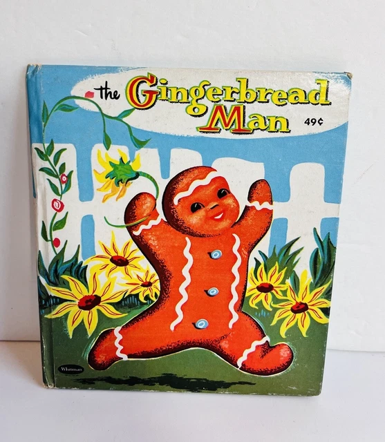 THE GINGERBREAD MAN Vintage Whitman 1958 Tell a Tale Children's Book £7 ...