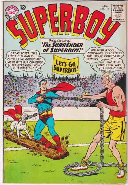 Superboy (DC, 1949 Series) #110 Jan-1964 GD/VG - hi res scan - combine [8D5]