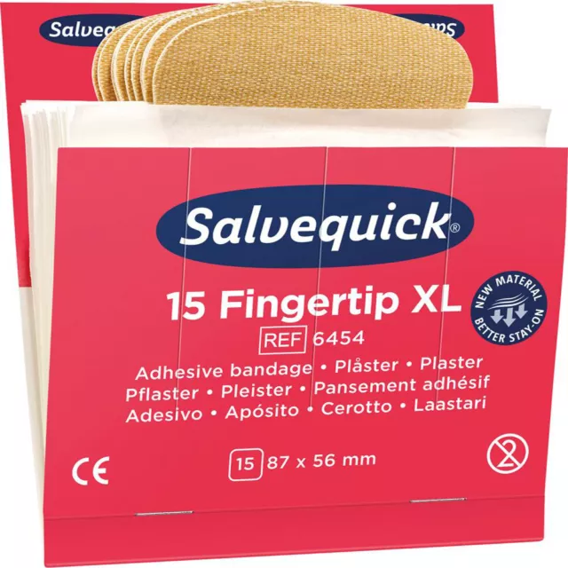 Cederroth Salvequick Nachf.6x15Pfl.Fingerspitzen extra groß