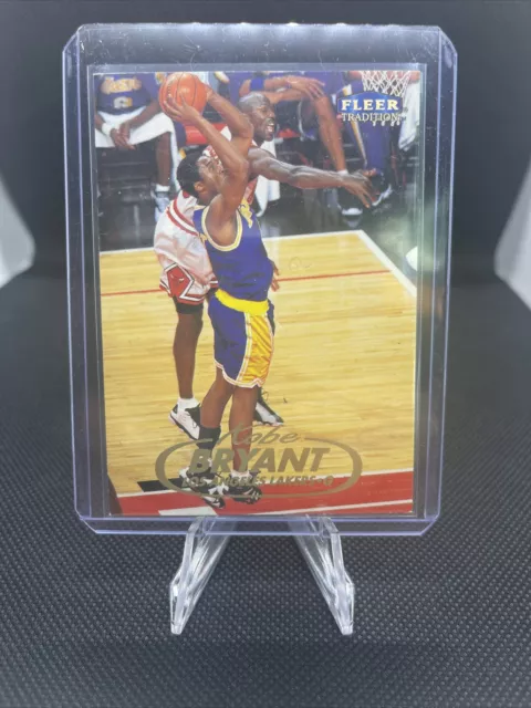 1998-99 Kobe Bryant Fleer Tradition #1 Michael Jordan Defending