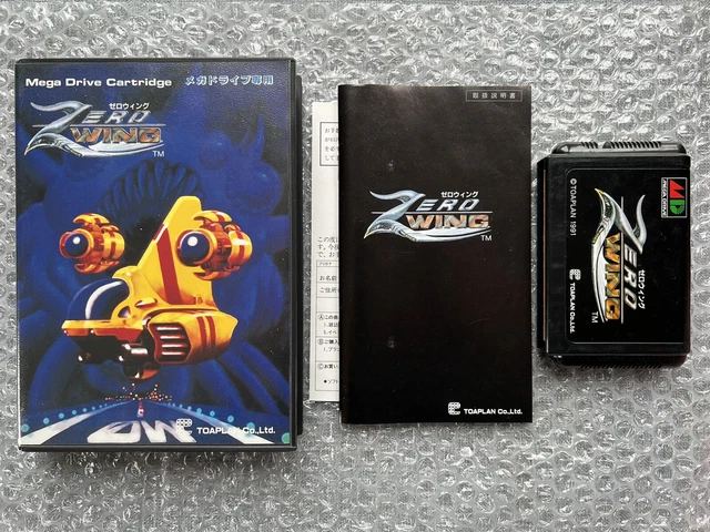 Zero Wing (Toaplan) Sega Mega Drive NTSC-J Japan/Jap CIB Good Condition!