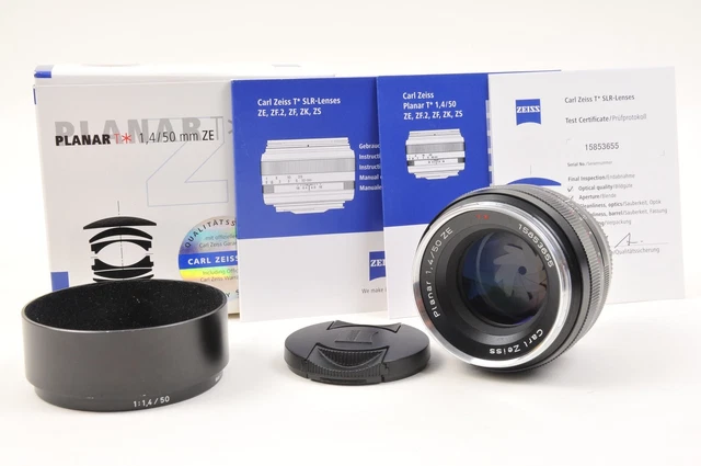 Carl Zeiss Planar 50mm 1:1.4 ZE T* SSM (für Canon EF)