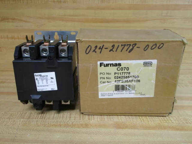 Furnas 42FE35AF106 Contactor