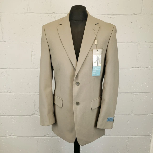 Giacca tuta M&S 38 Media 2 Bottoni Blazer Grigio Chiaro Da Uomo Prezzo Francoforte £80 Nuovissima