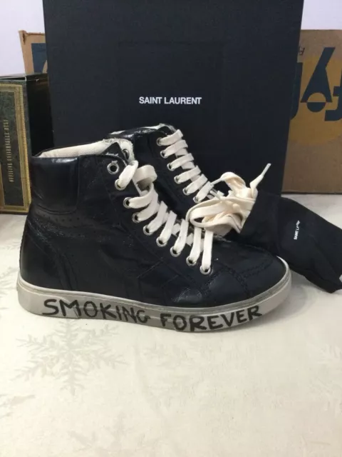 Saint Laurent Womens sneakers Sz. 35 Made In Italy distressed