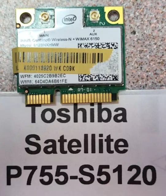 TOSHIBA Satellite P755-S5120 Laptop Wireless WiFi Card