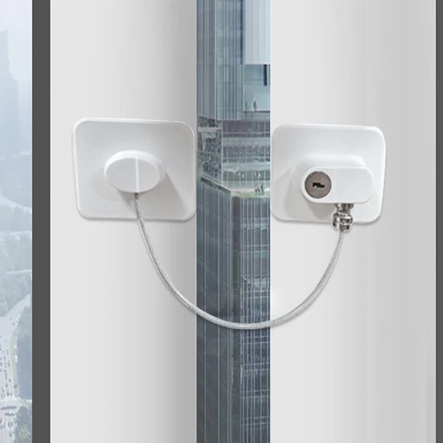 Universal Door Limiter Aluminum Alloy Door Lock for Child Kids Protective Device
