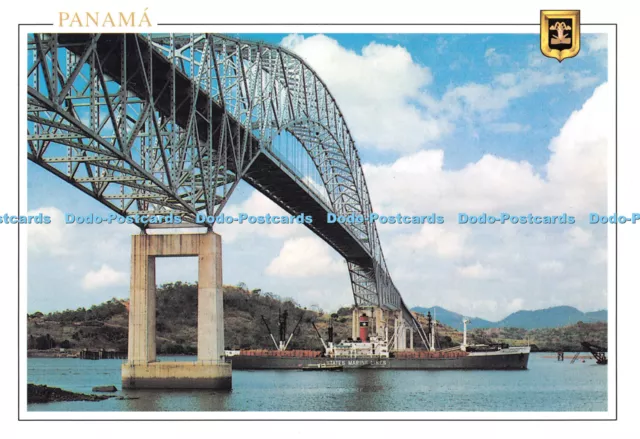 D087120 Panama. The Bridge of the Americas over the Pacific Ocean entrance to th