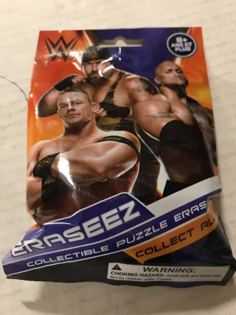 WWF Wrestling 3D Puzzle Eraseez, LOT Of 12 Packs To Sell Or Collect. Wrasslin!!!