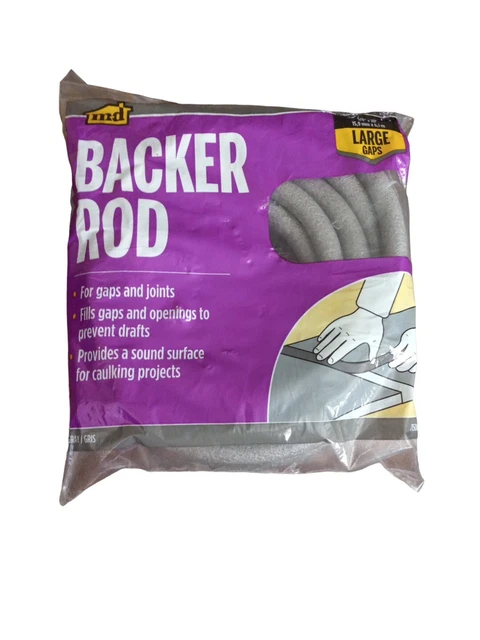 M-D 5/8 In. x 20 Ft. Gray Backer Rod 71506 M-D 71506 043374715064 Polyethylene Z