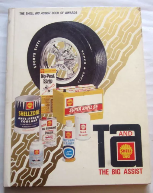 Shell Oil Service Station Big Assist Dealer Prize Book with Certificates MORE