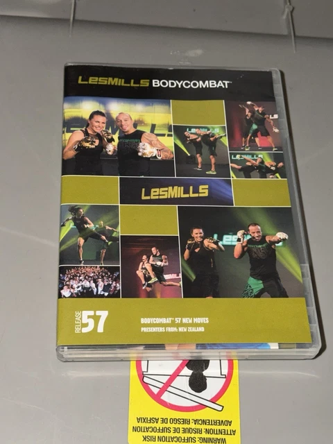 LES MILLS BODYCOMBAT Body Combat 57 DVD + CD Home Fitness Cardio