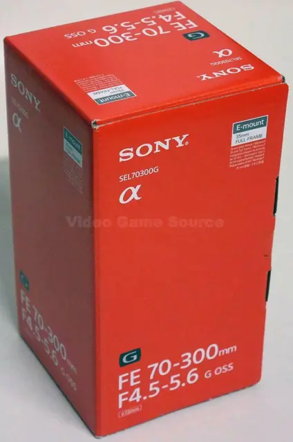Sony Fe 70-300Mm F4.5-5.6 G Oss Sel70300G Sony E-Mount Vollformat Objektiv