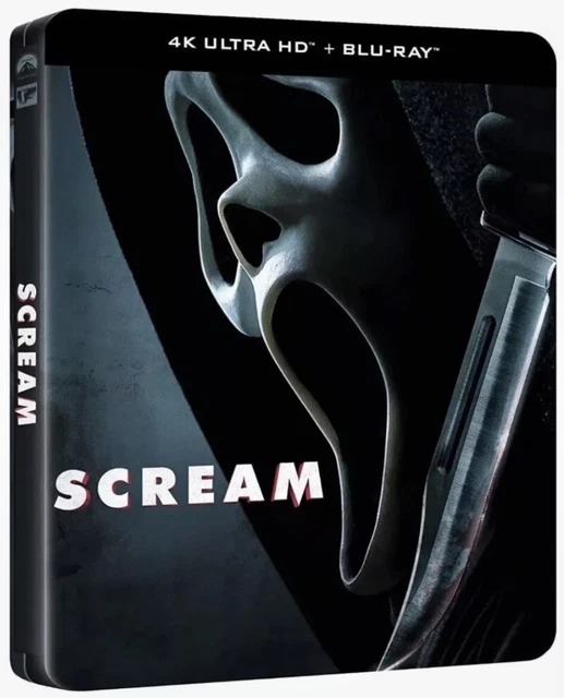 SCREAM 5 (LIMITED Edition 4K Ultra HD Blu Ray Steelbook) 2022 Reboot V ...