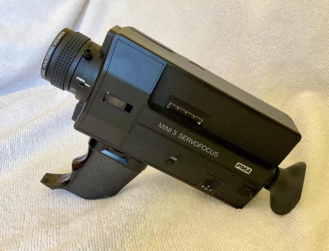 EUMIG MINI 3 SERVOFOCUS PMA Super 8 Camera IOB not tested